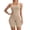 Khaki, variant on Full Bodysuit Shapewear with Removable Straps and Push-Up Support for Everyday Comfort Seamless Bodysuit