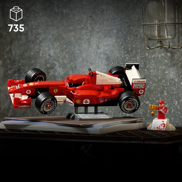 LEGO Icons Ferrari F2004 & Michael Schumacher Building Set for