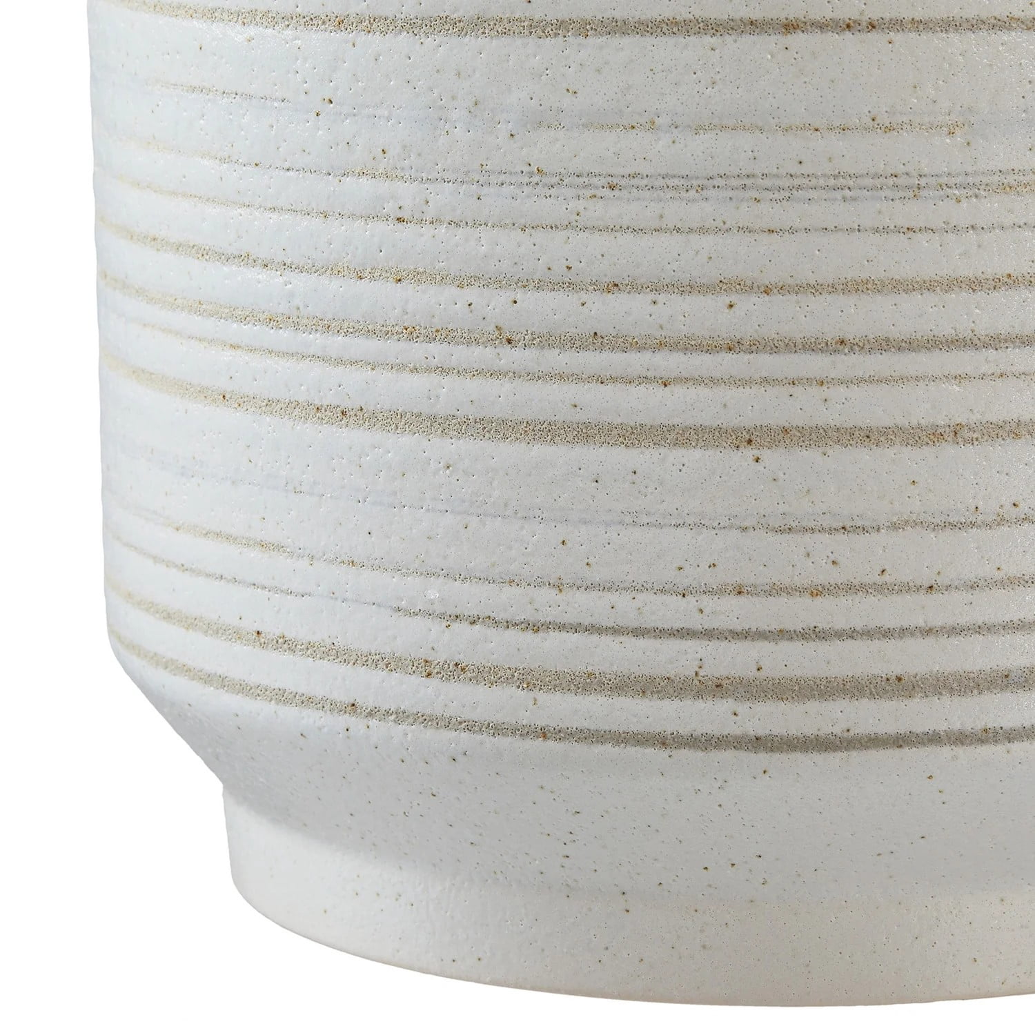 Better Homes & Gardens Céramique Pot à Rayures de 15,2 cm-Blanc