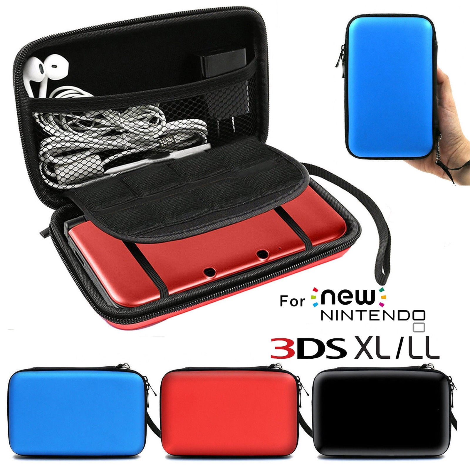 EVA Hard Protective Carry Case Bag Pouch For New Nintendo 3DS XL