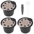 thumbnail image 2 of Stainless Steel Refillable Coffee  Pods Cup Spoon Brush for  Premium Material Large Capacity Cup, 2 of 8