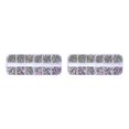 thumbnail image 4 of QualitChoice 1 Bag Glass Crystal Special-shaped Eye-catching Flat Bottom Easy to Paste Perfect Match Nail Rhinestones for Mobile Phone 430 White AB 2Set, 4 of 6