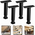 thumbnail image 2 of 2024,4pcs Bed Support Frame Adjustable Stand Adjustable Metal Bed Frame Sofa Support Adjustable Bed Support Bed Risers Adjustable Bed Frame Legs Bed L-SinKeeU, 2 of 3