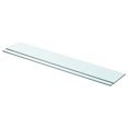 thumbnail image 1 of vidaXL Shelves 2 pcs Panel Glass Clear 80x12 cm, 1 of 2