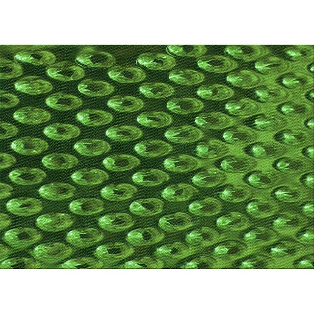 Ahgly Tapis Rectangulaire Lavable en Machine Intérieur Vert Émeraude Profond, 2 Pieds x 5 Pieds