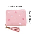 thumbnail image 3 of Cartoon PU Leather Cosmetic Pouch Wallet for Girls Kids Mini Card Holder, 3 of 5
