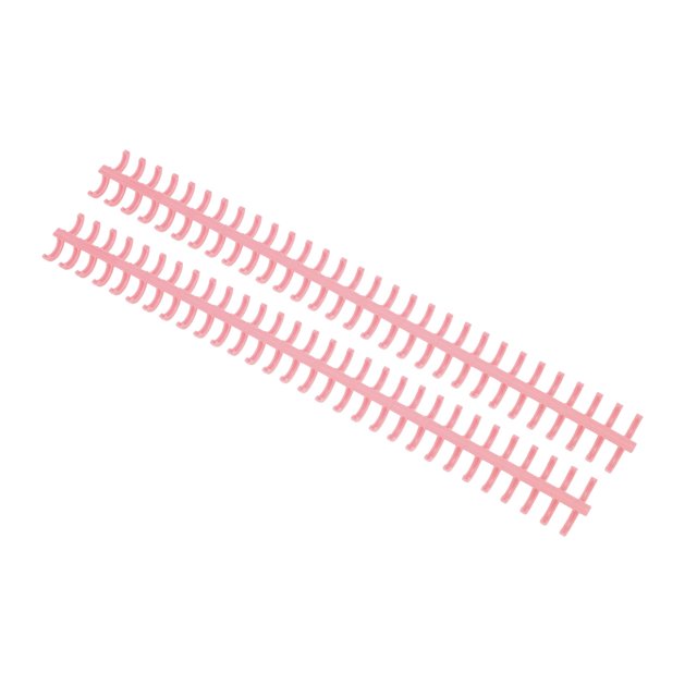 Eotvia PP Plastic Binding Strip, Wear Resistant, Rouge Pink, 10 Count