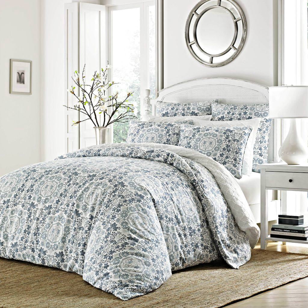 Stone Cottage Caldecott Duvet Cover Set, Queen, Blue