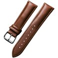 thumbnail image 1 of Quick Release Leather Watch Band 20mm 21mm 22mm 23mm Leather Dark brown Watch Strap, 1 of 6