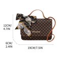 thumbnail image 3 of Vaidha One Shoulder Crossbody Bag Leather Large Capacity Multi Compartment Women Bag, 3 of 3