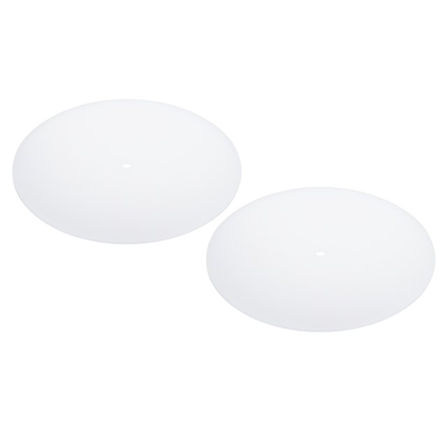 Unique Bargains Abat-Jour Diffuseur, 2 Pcs Diamètre 12 Pieds avec Trou Central 3/8 Pieds Diffuseur Rond