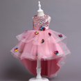 thumbnail image 4 of Robes de Princesse de Filles Robes de Vacances Enfants Robe Fille à Manches Longues Robe Robe Longue Cadeau pour Halloween Noël, 4 of 5