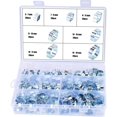 thumbnail image 1 of Pinces de Tuyau Style Injection de Carburant, Ensemble de 140 Pcs Bord Poli Lisse pour Applications Larges, 1 of 5