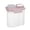 Clear, variant on Nrmrq Holiday Deals Airtight Food Storage Containers, Kitchen Airtight Jars with Lid Storage Box, Stackable Food Containers Kitchen Cabinets Organize Pet Food Treats
