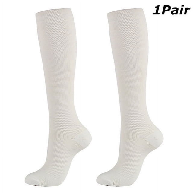 CHUANK (5 Pairs) Compression Socks 20-30mmHg Graduated Support Mens Womens S-XXL
