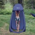 thumbnail image 2 of Outsunny Tente de Douche Pop-Up pour Camping et Plage en Plein Air, Bleu Marine, 2 of 10