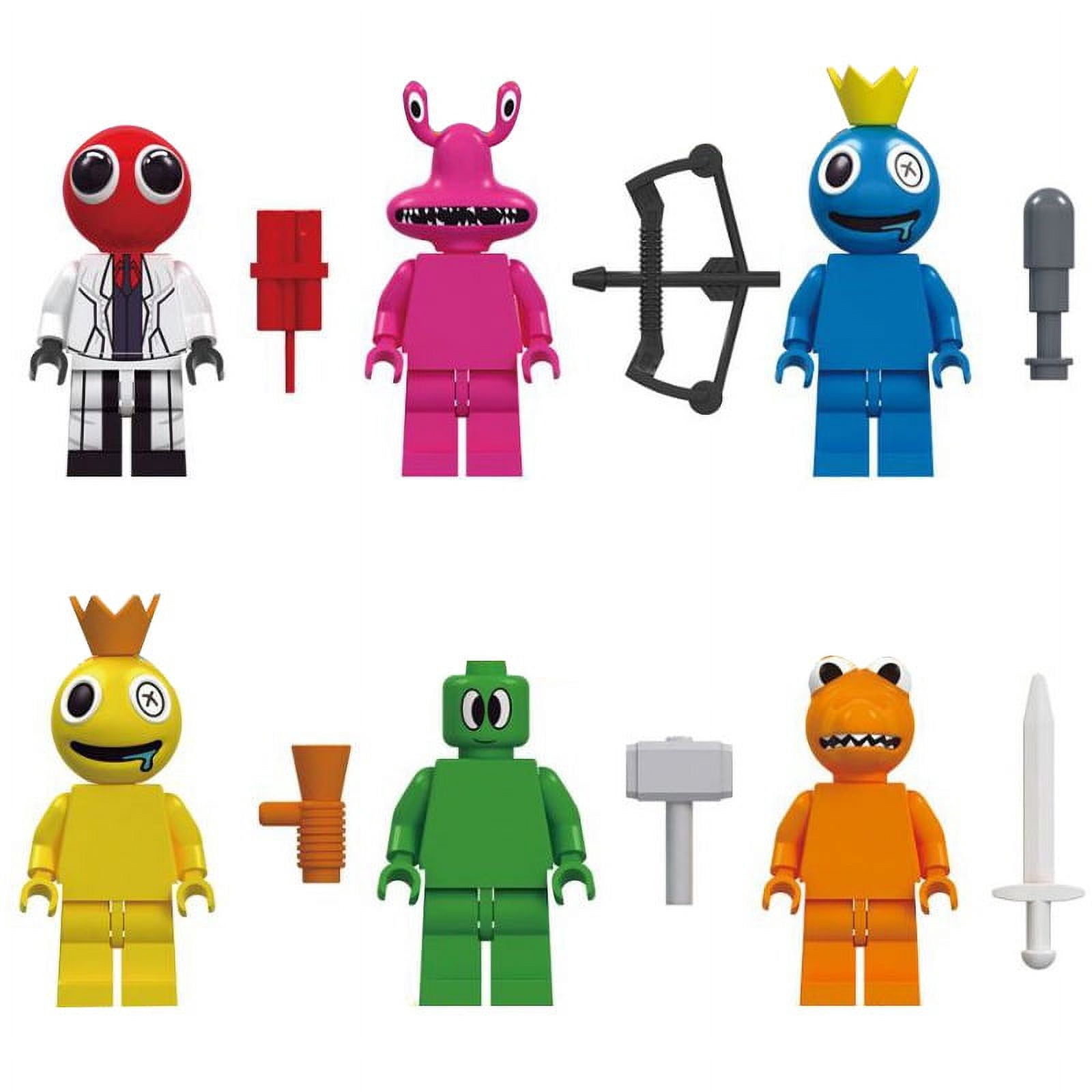 Roblox Rainbow Friends Action Figures Toys Boy Surprise Gifts 6pcs