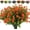 🔥 Orange, variant on Sentmoon Artificial Flowers Fake Flower Artificial Flowers 8 Bundles Fake Flowers No Fade Faux Plastic plants