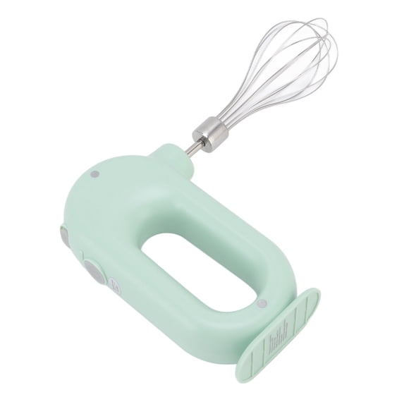 Mélangeur Électrique, Mélangeur à Main Électrique 5V 20W avec Poignée Antidérapante pour Cuisine pour la Maison pour la Cuisson, Vert, Blanc