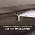 thumbnail image 4 of PiccoCasa Pure Cotton Pillowcases 2 Pcs Soft with Zipper Beaver Queen, 4 of 7