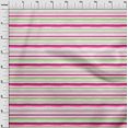 thumbnail image 4 of oneOone Polyester Spandex Fuschia Pink Fabric Stripes Fabric For Sewing Printed Craft Fabric By The Yard 56 Inch Wide, 4 of 4