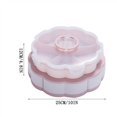 thumbnail image 2 of Dvkptbk serving plate Divided Serving Tray That Spins - Perfects for Snacks, 2 of 5