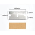 thumbnail image 2 of Ceramic Glass Cooktop Scraper Knife Cleaner With Safety Cap Stove Oven Scraper Tool For Cleaning Labels Stickers Adhesives From Windows Windshields Multi Purpose Scraper Set, 2 of 4