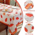 thumbnail image 2 of Fall Tablecloths for Rectangle Tables, Spill Proof Table Cloth with Printed Autumn Leaves, Washable Maple Leaf Table Cover for Thanksgiving Party Holiday Decoration (Rectangle, 60" x 102"), 2 of 6