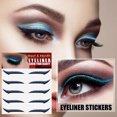 thumbnail image 1 of Lubelski 5Pairs Eyelid Sticker Self-adhesive Stylish PVC Ladies Girls Eyeliner Sticker for Party, 1 of 7