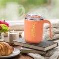 thumbnail image 1 of EGNMCR 304 Stainless Steel Double-layer Mug Home Office Water Cup With Handle Cup A cup, 1 of 6