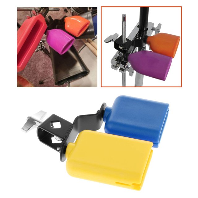 facefd Double Mounted Bell Set Noisemaker Percussion Instrument Accessory Style C