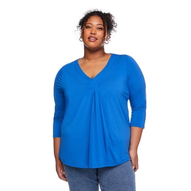 Lane Bryant Women's Plus Pleated Top