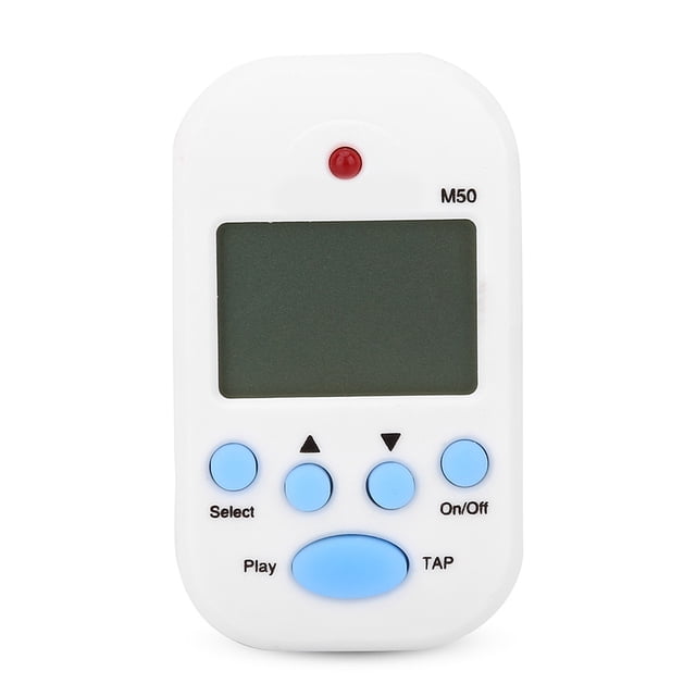 Keenso Digital Metronome, Tempo Metronome, Mini Metronome, Multifunctional, Portable, Volume Adjustable, Clip On Trap Drum For Beth For Piano Guitar