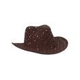 thumbnail image 2 of Chapeau de Cowboy à Paillettes avec Garniture en Sequins - Brun, 2 of 2