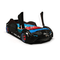 thumbnail image 2 of LAMBO RX Twin Race Car Bed with LED & Sound FX, Kids Racecar Bedroom Furniture, Racing Car Twin Bed, 2 of 5