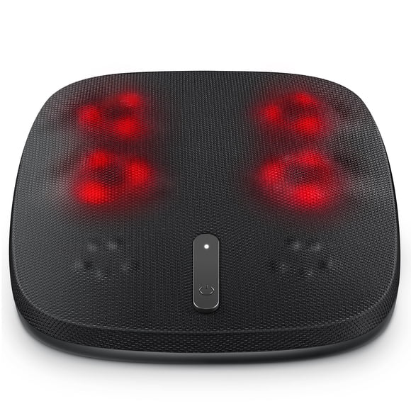 Nekteck Shiatsu Foot Massager with Heat, Electric Kneading Feet Massage Machine for Plantar Fasciitis, Pain Relief, Built-in Infrared Heat Function for Home and Office