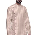 thumbnail image 3 of Atasi Designer Printed Summer Wear Long Kurta With White Pajama Set For Men, 3 of 3