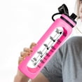 thumbnail image 2 of Feltree 1000Ml Large Capacity Graduated Glass Water Bottle with Handle for Sports, Gym, Office and Home Use, 2 of 7