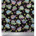 thumbnail image 1 of Soimoi Rayon Fabric Floral & Car Cartoon Print Sewing Fabric Yard 56 Inch Wide, 1 of 3