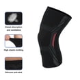 thumbnail image 3 of Qualitchoice Attelle de Sport Protectrice Anti-Odeur Genouillères pour Cyclisme Course Entraînement Arthrite Récupération Articulaire, 3 of 8