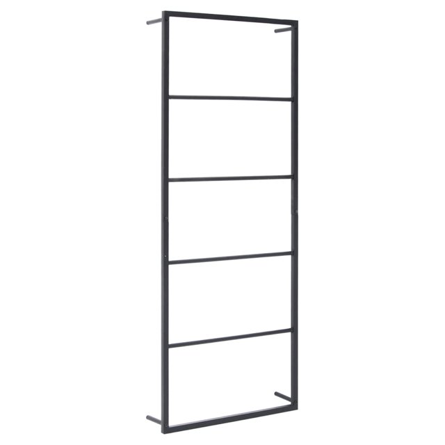 vidaXL Porte-Serviettes Noir 45x10x115 cm Acier