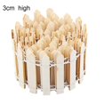 thumbnail image 1 of Wood Fence Plant Potted Landscape Decor Accessories Miniature Terrarium Mini Barrier DIY Garden Kit, 1 of 9