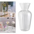 thumbnail image 2 of facefd Clear Glass Flower Vase Stem Plant Jar Table Floral Display Decor 5x15cm, 2 of 9