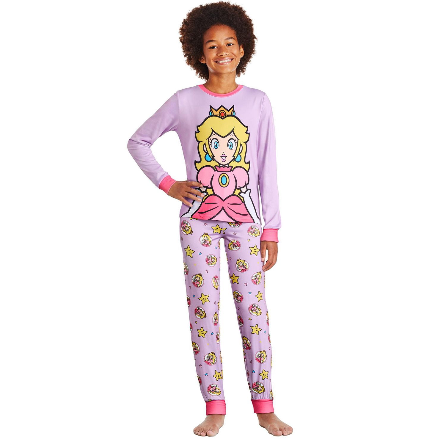 Pyjama 2 pièces Princesse Peach Nintendo pour filles