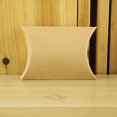 thumbnail image 5 of relayinert 50pcs Paper Pillow Case Gift Box Wedding for Candy Storage Bag Boxes Jewelry Crafts Gift Small Gifts Container Yellow Pillow Case, 5 of 5