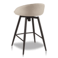 thumbnail image 2 of Bouclair Tabouret de Bar en Tissu Beige et Métal, 2 of 4