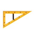 thumbnail image 4 of jifeng Math Geometry Equipment Drawing Math Geometry Tool for Engineering Classroom 60 degree triangle, 4 of 9