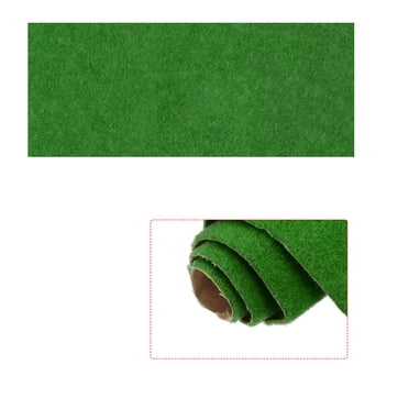 Unique Bargains Tapis de Gazon Artificiel 19,7 Pieds x 39 Pieds Vert Gazon Artificiel Réaliste pour Décoration de Jardin Pelouse Table de Sable