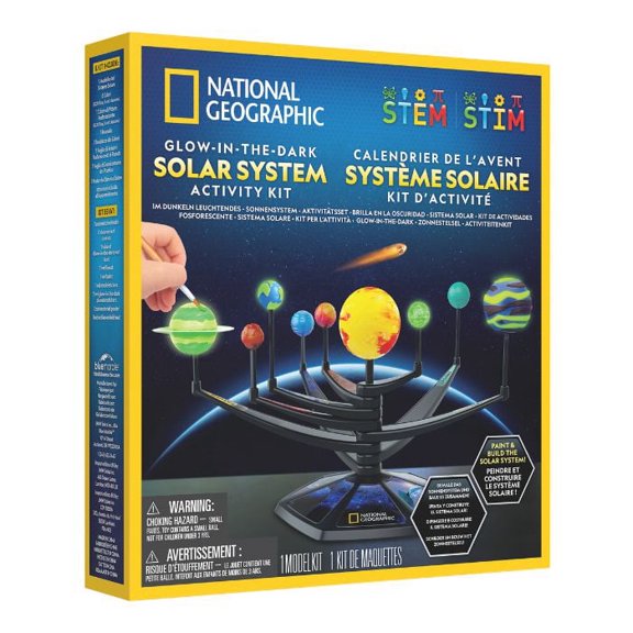 National Geographic : Système Solaire Luminescent – Coffret Éducatif STEM pour Enfants 6+