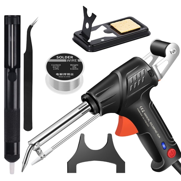 110V Hand-Held Welding Gun, with Light Multi-Function Semi-Automatic Welding Gun 60W Soldering Iron